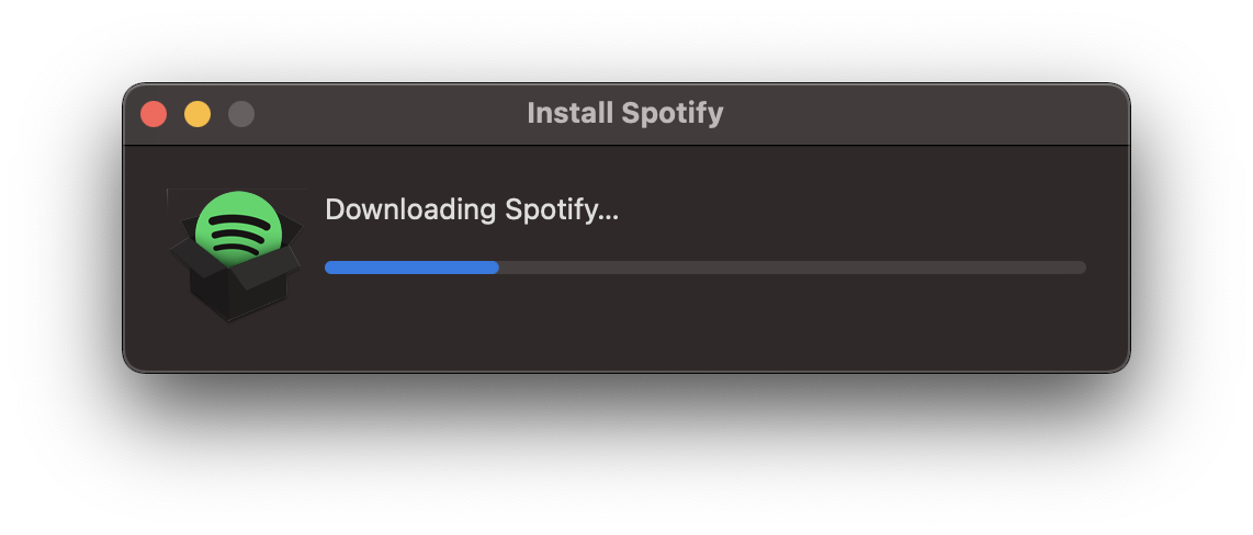 Downloading Spotify
